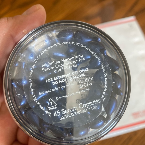 Dr Irena Eris FORTESSIMO 45+ NIGHT TIME MOISTURIZING SERUM CAPSULES NEW - Picture 5 of 8